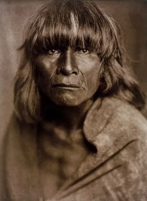 Framed Print : A Hopi Man, 1921. Creator: Edward Sheriff Curtis Framed Print : A Hopi Man, 1921. Creator: Edward Sheriff Curtis