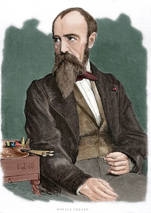 Framed Print : Horace Vernet (1789-1863), French painter, 1862. Creator: Unknown Framed Print : Horace Vernet (1789-1863), French painter, 1862. Creator: Unknown