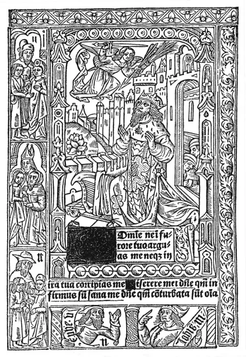 Framed Print : From Horae ad usum Romanum, 1903. Artist: Denis Meslier Framed Print : From Horae ad usum Romanum, 1903. Artist: Denis Meslier