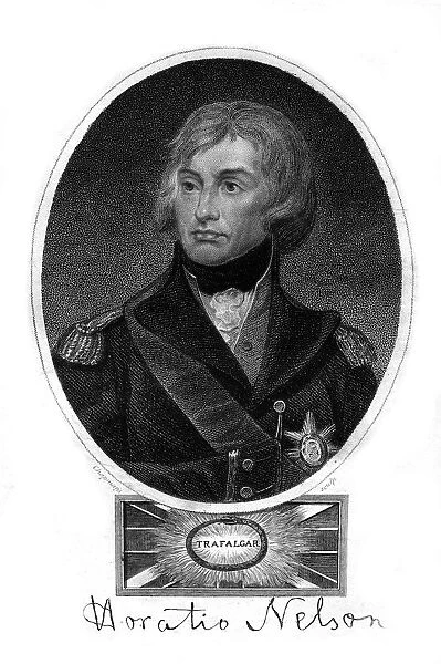 Horatio Nelson (1758-1805), 1st Viscount Nelson, 1837. Artist: I Chapman