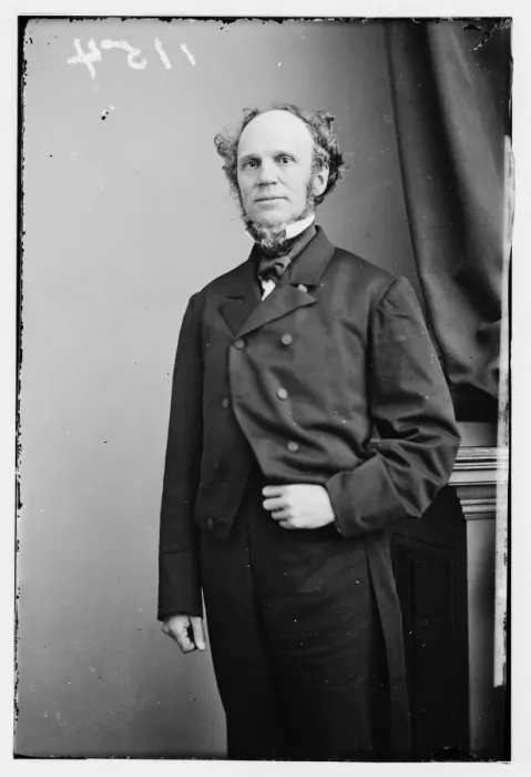 Framed Print : Horatio Seymour, between 1855 and 1865. Creator: Unknown Framed Print : Horatio Seymour, between 1855 and 1865. Creator: Unknown