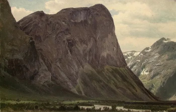 Framed Print : From Horgheim in Romsdal, 1857. Creator: J. F. Eckersberg Framed Print : From Horgheim in Romsdal, 1857. Creator: J. F. Eckersberg