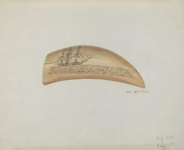 Framed Print : Horn, c. 1940. Creator: Carl Strehlau Framed Print : Horn, c. 1940. Creator: Carl Strehlau