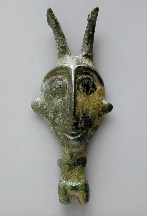 Framed Print : Horned Female Figure, between c.1000 and c.650 B.C.. Creator: Unknown Framed Print : Horned Female Figure, between c.1000 and c.650 B.C.. Creator: Unknown