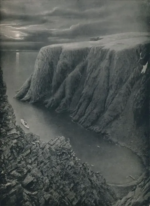 Framed Print : Hornviken, Nordkap, 1914. Creator: Unknown Framed Print : Hornviken, Nordkap, 1914. Creator: Unknown