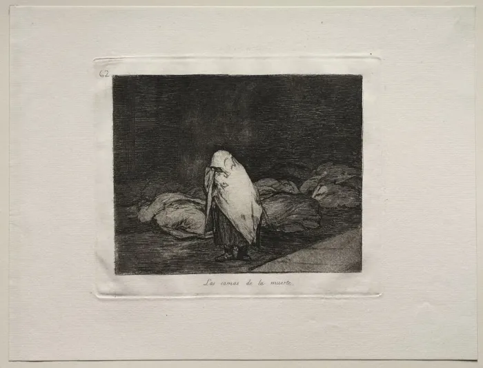 Framed Print : The Horrors of War: The Beds of Death. Creator: Francisco de Goya (Spanish, 1746-1828) Framed Print : The Horrors of War: The Beds of Death. Creator: Francisco de Goya (Spanish, 1746-1828)