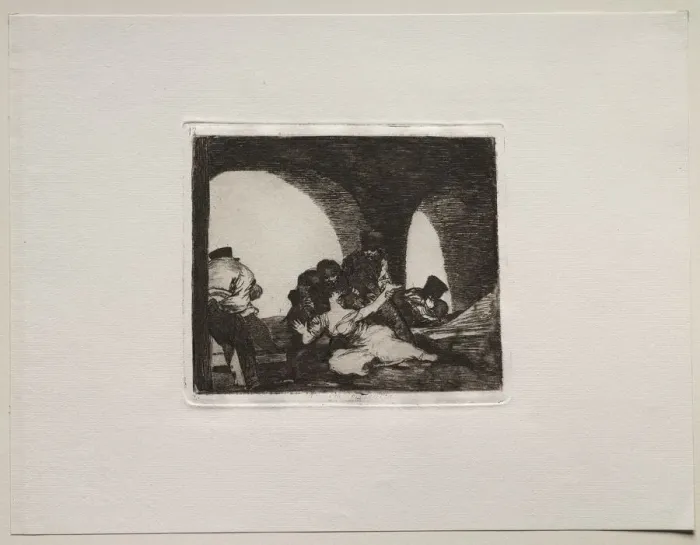 Framed Print : The Horrors of War: Bitter to be Present. Creator: Francisco de Goya (Spanish, 1746-1828) Framed Print : The Horrors of War: Bitter to be Present. Creator: Francisco de Goya (Spanish, 1746-1828)