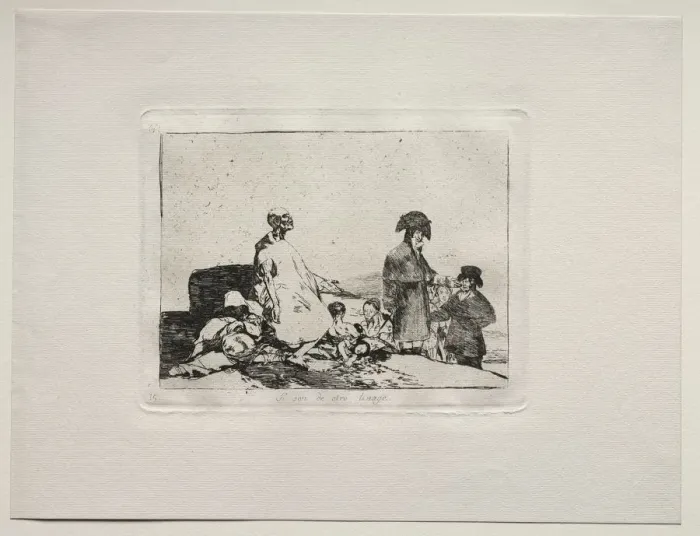 Framed Print : The Horrors of War: Perhaps They are of Another Breed. Creator: Francisco de Goya (Spanish Framed Print : The Horrors of War: Perhaps They are of Another Breed. Creator: Francisco de Goya (Spanish