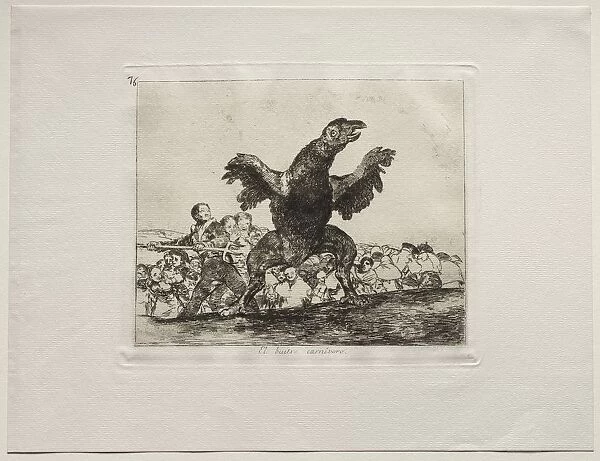 The Horrors of War: A Carnivorous Vulture. Creator: Francisco de Goya (Spanish, 1746-1828)