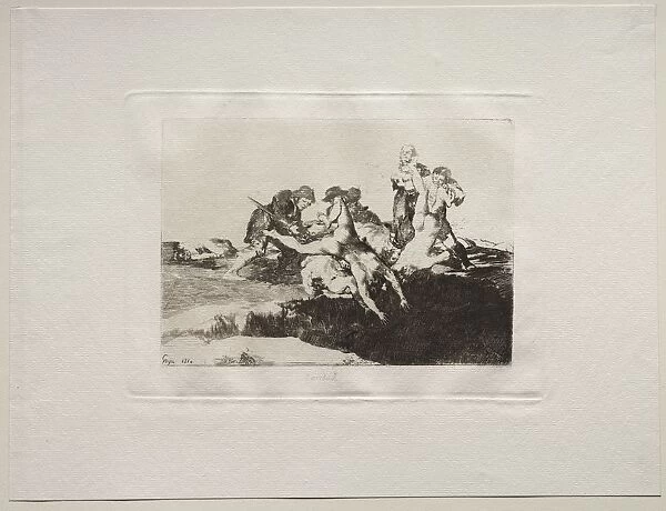 The Horrors of War: Charity, 1810. Creator: Francisco de Goya (Spanish, 1746-1828)