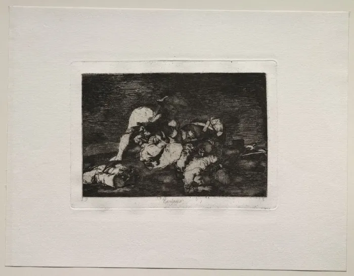 Framed Print : The Horrors of War: Nor (Do These) Either. Creator: Francisco de Goya (Spanish, 1746-1828) Framed Print : The Horrors of War: Nor (Do These) Either. Creator: Francisco de Goya (Spanish, 1746-1828)