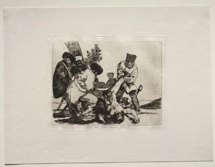 Framed Print : The Horrors of War: What More Can Be Done?. Creator: Francisco de Goya (Spanish, 1746-1828) Framed Print : The Horrors of War: What More Can Be Done?. Creator: Francisco de Goya (Spanish, 1746-1828)