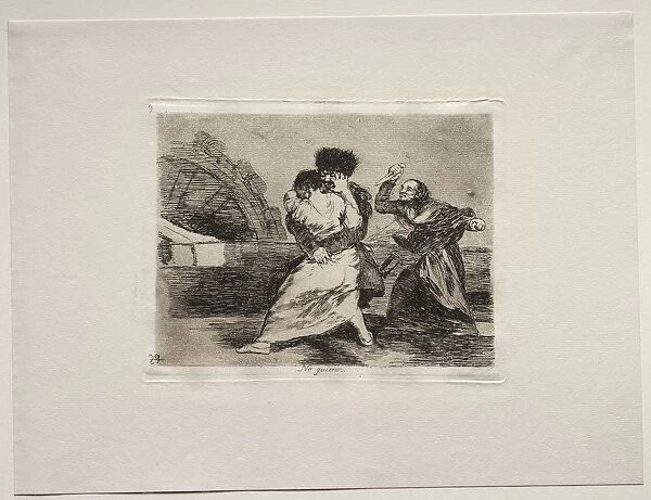 The Horrors of War: They Dont Like It. Creator: Francisco de Goya (Spanish, 1746-1828)