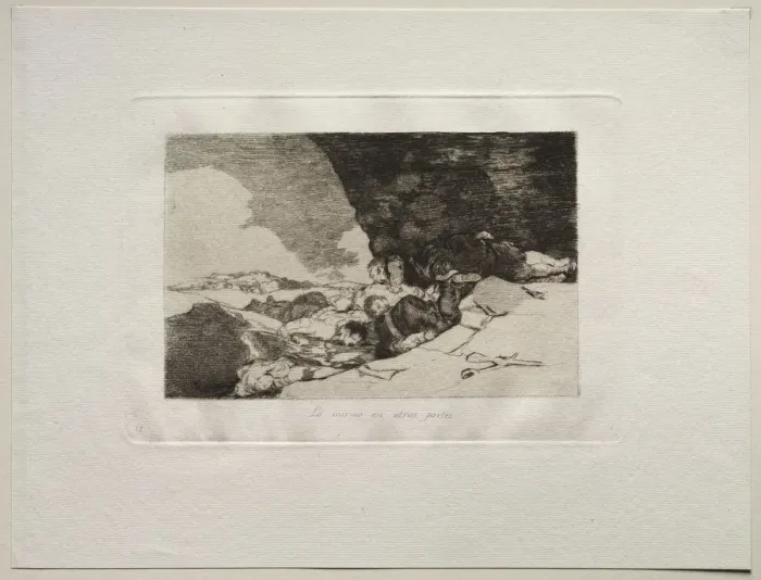 Framed Print : The Horrors of War: The Same Elsewhere. Creator: Francisco de Goya (Spanish, 1746-1828) Framed Print : The Horrors of War: The Same Elsewhere. Creator: Francisco de Goya (Spanish, 1746-1828)