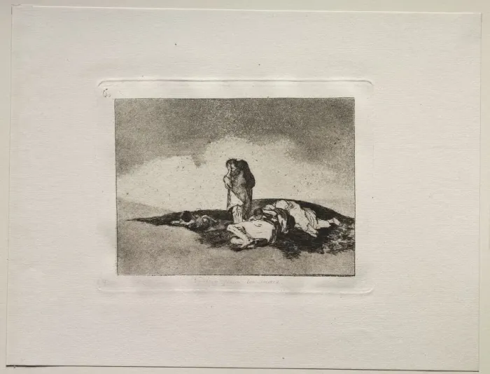 Framed Print : The Horrors of War: There is No One to Help Them. Creator: Francisco de Goya (Spanish, 1746-1828) Framed Print : The Horrors of War: There is No One to Help Them. Creator: Francisco de Goya (Spanish, 1746-1828)