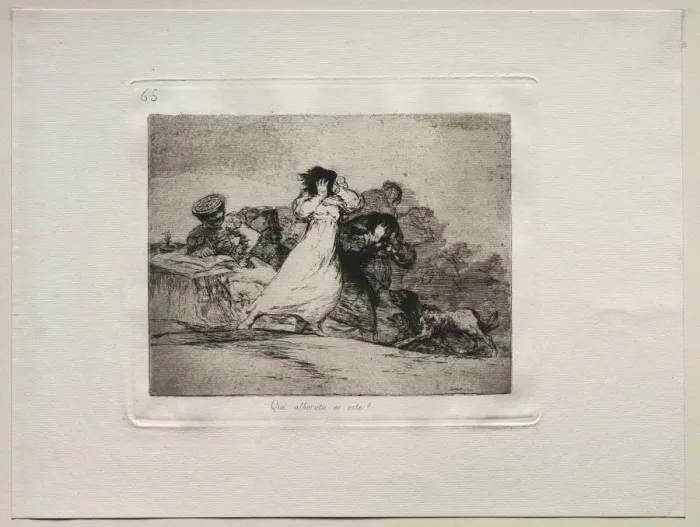Framed Print : The Horrors of War: What is this Hubbub?. Creator: Francisco de Goya (Spanish, 1746-1828) Framed Print : The Horrors of War: What is this Hubbub?. Creator: Francisco de Goya (Spanish, 1746-1828)
