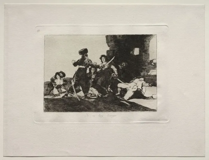 Framed Print : The Horrors of War: There Isnt Time Now. Creator: Francisco de Goya (Spanish, 1746-1828) Framed Print : The Horrors of War: There Isnt Time Now. Creator: Francisco de Goya (Spanish, 1746-1828)