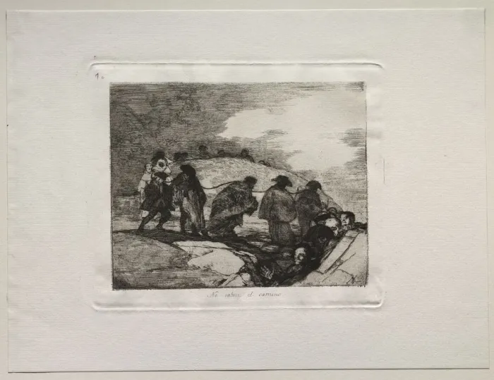 Framed Print : The Horrors of War: They Do Not Know The Way. Creator: Francisco de Goya (Spanish, 1746-1828) Framed Print : The Horrors of War: They Do Not Know The Way. Creator: Francisco de Goya (Spanish, 1746-1828)