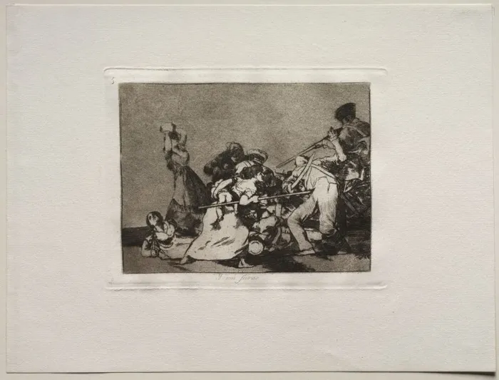 Framed Print : The Horrors of War: And They are Like Wild Beasts. Creator: Francisco de Goya (Spanish, 1746-1828) Framed Print : The Horrors of War: And They are Like Wild Beasts. Creator: Francisco de Goya (Spanish, 1746-1828)