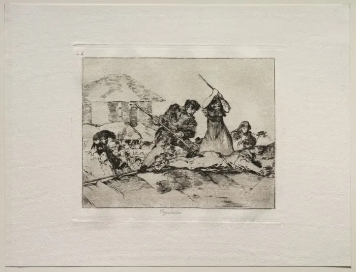 Framed Print : The Horrors of War: Rabble. Creator: Francisco de Goya (Spanish, 1746-1828) Framed Print : The Horrors of War: Rabble. Creator: Francisco de Goya (Spanish, 1746-1828)