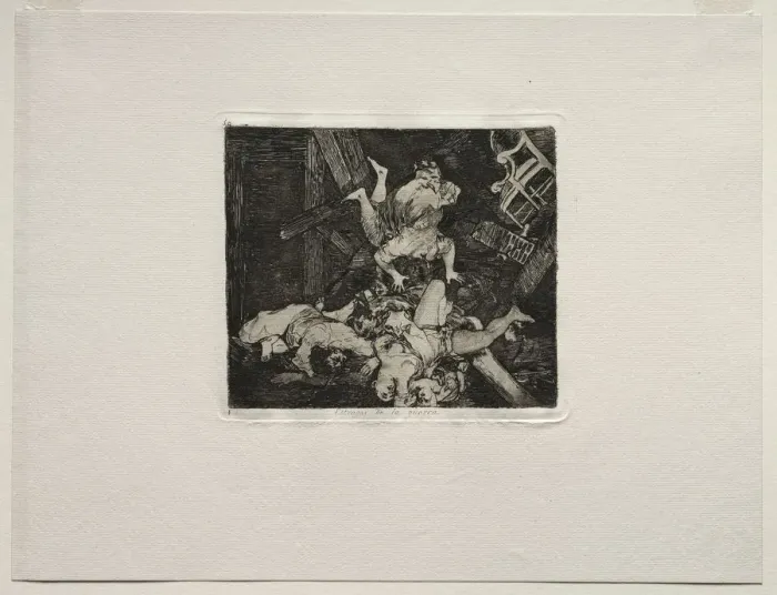 Framed Print : The Horrors of War: Ravages of War. Creator: Francisco de Goya (Spanish, 1746-1828) Framed Print : The Horrors of War: Ravages of War. Creator: Francisco de Goya (Spanish, 1746-1828)