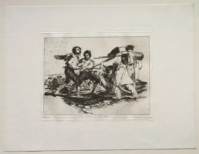 Framed Print : The Horrors of War: Rightly or Wrongly. Creator: Francisco de Goya (Spanish, 1746-1828)