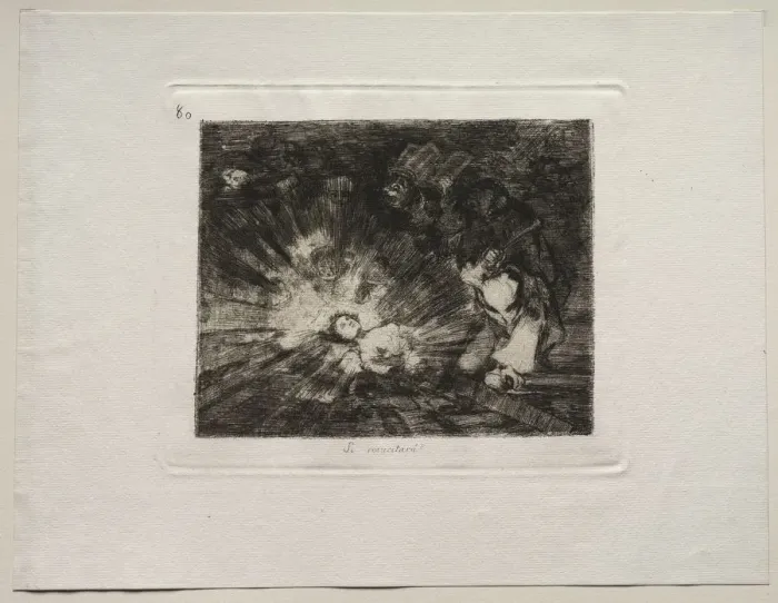 Framed Print : The Horrors of War: Will She Rise Again?. Creator: Francisco de Goya (Spanish, 1746-1828) Framed Print : The Horrors of War: Will She Rise Again?. Creator: Francisco de Goya (Spanish, 1746-1828)