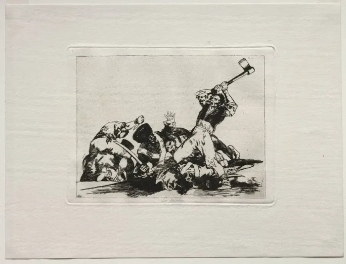 Framed Print : The Horrors of War: The Same. Creator: Francisco de Goya (Spanish, 1746-1828) Framed Print : The Horrors of War: The Same. Creator: Francisco de Goya (Spanish, 1746-1828)