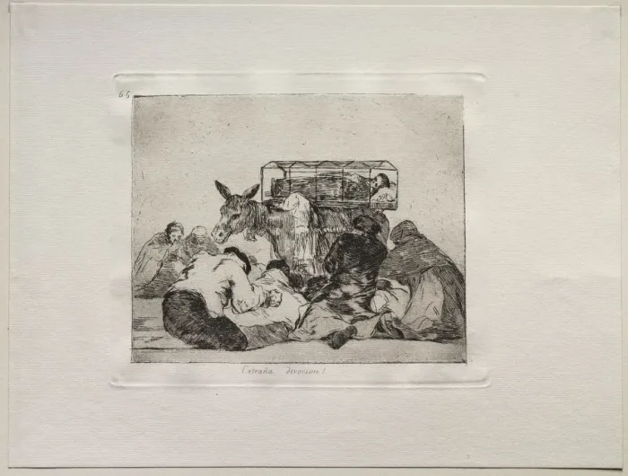 Framed Print : The Horrors of War: Strange Devotion!. Creator: Francisco de Goya (Spanish, 1746-1828) Framed Print : The Horrors of War: Strange Devotion!. Creator: Francisco de Goya (Spanish, 1746-1828)