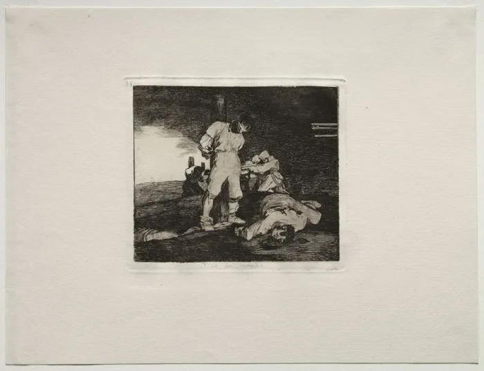 Framed Print : The Horrors of War: And Theres No Help For It. Creator: Francisco de Goya (Spanish, 1746-1828) Framed Print : The Horrors of War: And Theres No Help For It. Creator: Francisco de Goya (Spanish, 1746-1828)
