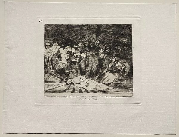 The Horrors of War: Truth Has Died. Creator: Francisco de Goya (Spanish, 1746-1828)
