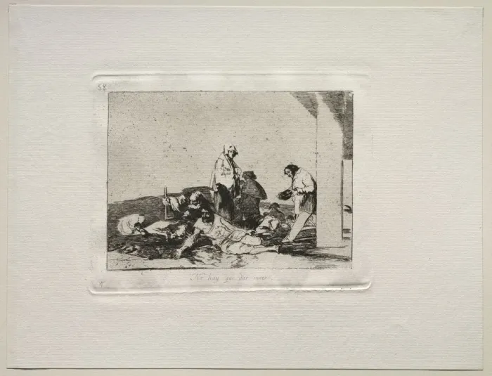 Framed Print : The Horrors of War: Its No Use Crying Out. Creator: Francisco de Goya (Spanish, 1746-1828) Framed Print : The Horrors of War: Its No Use Crying Out. Creator: Francisco de Goya (Spanish, 1746-1828)