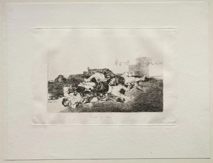 Framed Print : The Horrors of War: Even Worse, 1810. Creator: Francisco de Goya (Spanish, 1746-1828) Framed Print : The Horrors of War: Even Worse, 1810. Creator: Francisco de Goya (Spanish, 1746-1828)