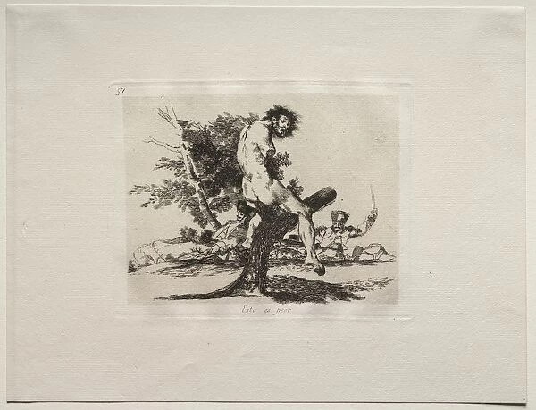 The Horrors of War: This Is Worse. Creator: Francisco de Goya (Spanish, 1746-1828)