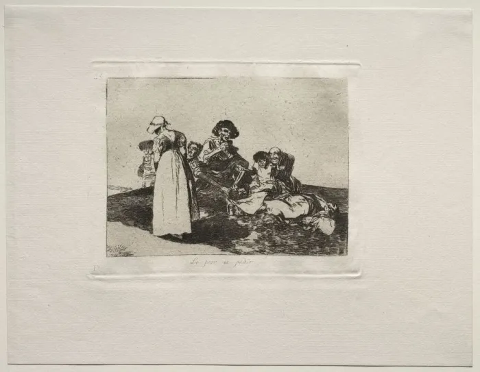 Framed Print : The Horrors of War: The Worst is to Beg. Creator: Francisco de Goya (Spanish, 1746-1828) Framed Print : The Horrors of War: The Worst is to Beg. Creator: Francisco de Goya (Spanish, 1746-1828)