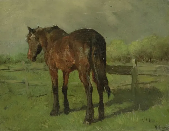 Framed Print : Horse, 1860-1888. Creator: Anton Mauve Framed Print : Horse, 1860-1888. Creator: Anton Mauve