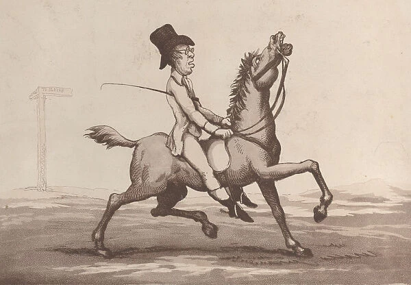 Horse Accomplishments, Sketch 1: An Astronomer !!, August 1, 1799. August 1, 1799