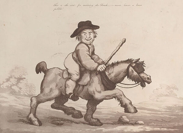 Horse Accomplishments, Sketch 2: A Paviour !!, August 1, 1799. August 1, 1799