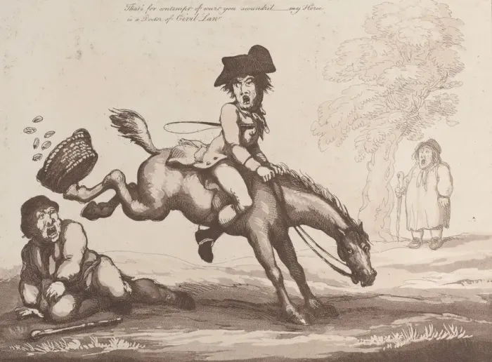 Framed Print : Horse Accomplishments, Sketch 7: A Civilian !!, August 1, 1799. August 1, 1799 Framed Print : Horse Accomplishments, Sketch 7: A Civilian !!, August 1, 1799. August 1, 1799