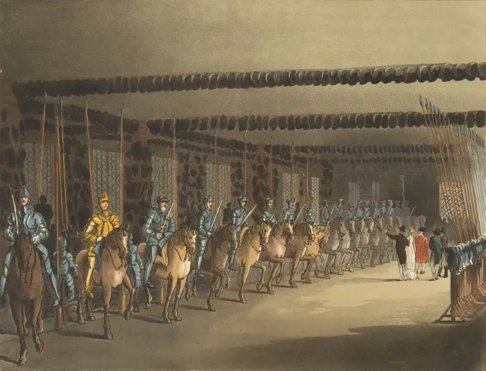 Framed Print : Horse Armoury, Tower of London, November 1, 1809. November 1, 1809 Framed Print : Horse Armoury, Tower of London, November 1, 1809. November 1, 1809