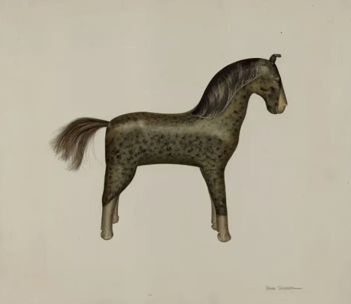 Framed Print : Horse, c. 1939. Creator: Selma Sandler Framed Print : Horse, c. 1939. Creator: Selma Sandler