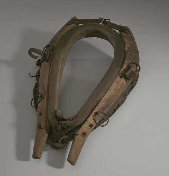 Horse collar owned by Morton Lyles, 19th century. Creator: Unknown