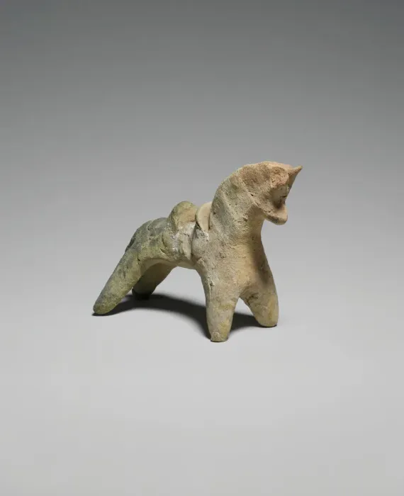 Framed Print : Horse Figurine, Iran, 9th century. Creator: Unknown Framed Print : Horse Figurine, Iran, 9th century. Creator: Unknown