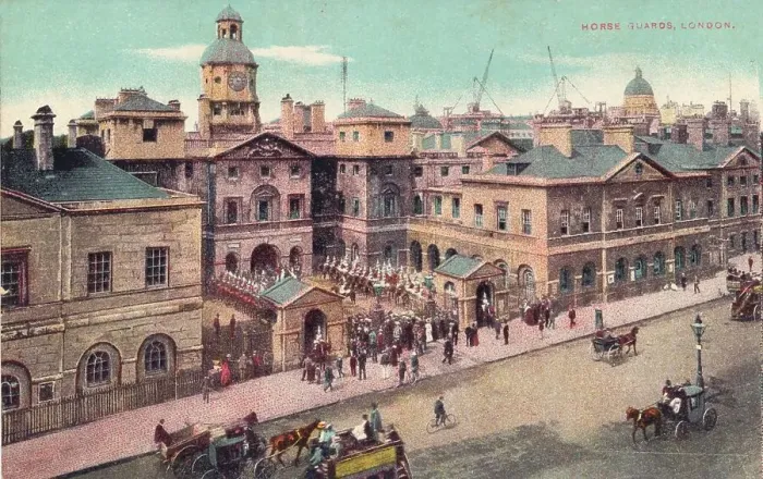 Framed Print : Horse Guards, London, c1900. Creator: Unknown Framed Print : Horse Guards, London, c1900. Creator: Unknown
