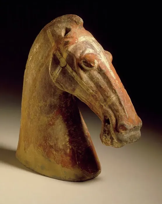 Framed Print : Horse Head, 206 B.C.- A.D. 220. Creator: Unknown Framed Print : Horse Head, 206 B.C.- A.D. 220. Creator: Unknown