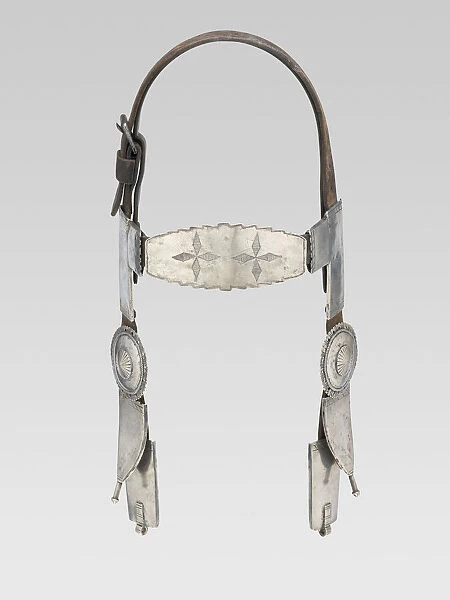 Horse Headstall, 1870s. Creator: Unknown