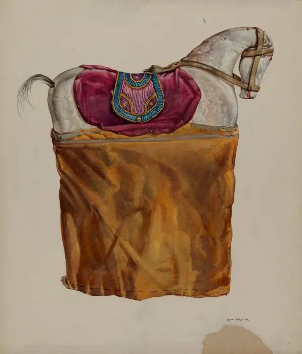 Framed Print : Horse Puppet, c. 1937. Creator: James McLellan Framed Print : Horse Puppet, c. 1937. Creator: James McLellan