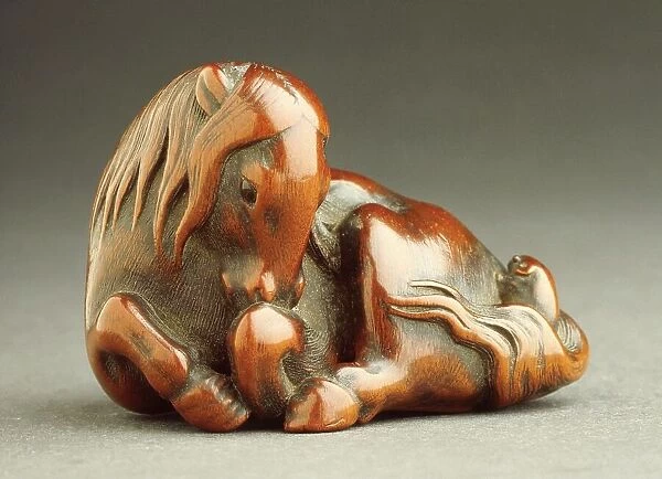 Horse and Rat, early 19th century. Creator: Kano Tomokazu