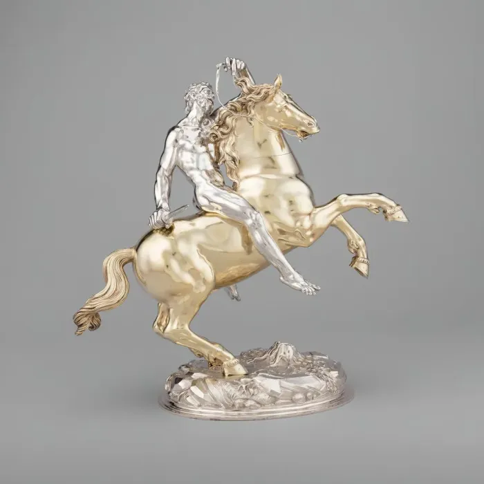 Framed Print : Horse and Rider, Ulm, 1630. Creator: Hans Ludwig Kienle Framed Print : Horse and Rider, Ulm, 1630. Creator: Hans Ludwig Kienle