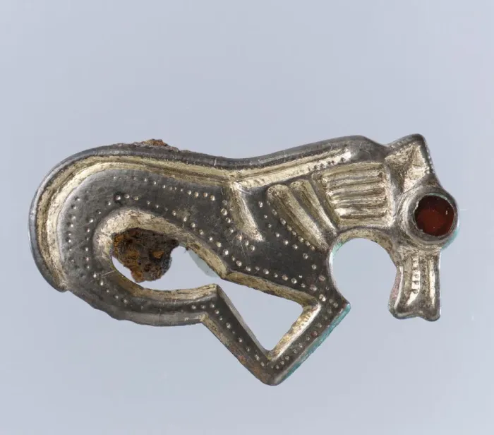 Framed Print : Horse-Shaped Brooch, Frankish, 6th century. Creator: Unknown Framed Print : Horse-Shaped Brooch, Frankish, 6th century. Creator: Unknown